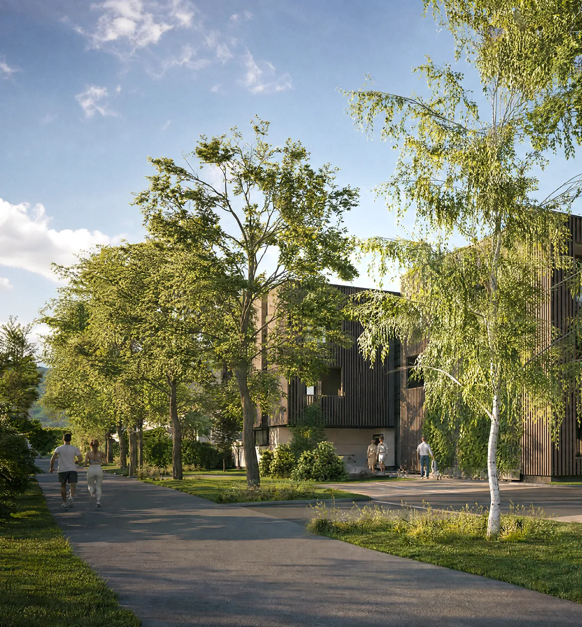 LebensWert-Völkendorf_ANSICHT-Nord-Ost_Einfahrt LebensWert Wohnen in Völkendorf: Paulapromenade